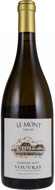 Вино Domaine Huet, "Le Mont" Demi-Sec, Vouvray AOC