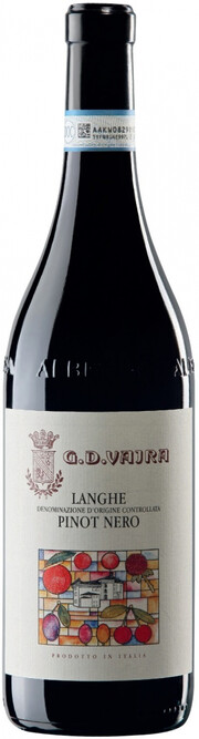 Вино G.D.Vajra, Langhe DOC Rosso Pinot Noir, 2019-2021 2019 750 мл