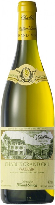 Вино Billaud-Simon, Chablis Grand Cru "Vaudesir" 2020 750 мл