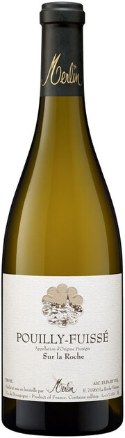 Вино Merlin, Pouilly-Fuisse "Sur la Roche" AOP 2019 750 мл