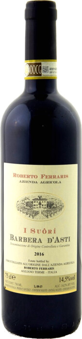 Вино Roberto Ferraris, "I Suori", Barbera d'Asti DOCG 2021 750 мл