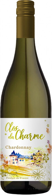 Вино Les Celliers Jean d'Alibert, "Cloce du Charme" Chardonnay, Pays d'Oc IGP 2021 750 мл