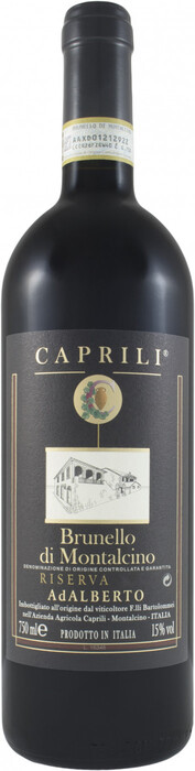 Вино Caprili, Brunello di Montalcino "AdAlberto" Riserva DOCG