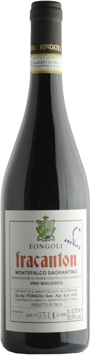 Вино Fongoli, "Fracanton" Montefalco Sagrantino DOCG Naturale