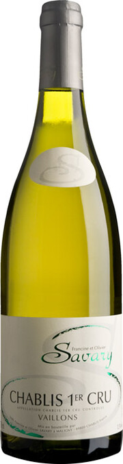 Вино Savary, Chablis Premier Cru AOC "Vaillons"