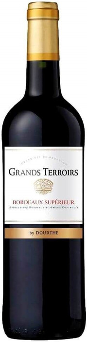 Вино Dourthe, "Grands Terroirs" Bordeaux Superieur AOC 2021 750 мл