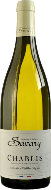 Вино Savary, Chablis AOC Selection Vieilles Vignes 2019 750 мл