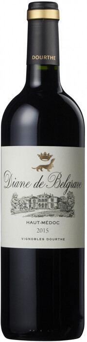 Вино "Diane de Belgrave", Haut-Medoc AOC 2015 750 мл