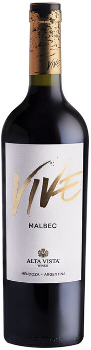 Вино Alta Vista, "Vive" Malbec 2021 750 мл