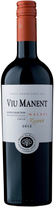 Вино Viu Manent Estate Collection Reserva Malbec 2021 750 мл