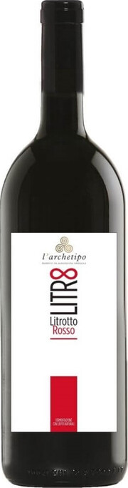 Вино L'Archetipo, "Litrotto" Rosso, Puglia IGP, 1 л