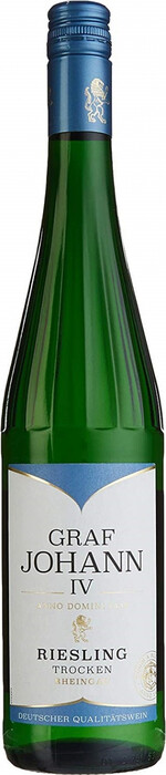 Вино "Graf Johann IV" Riesling Trocken, Rheingau, 2021-2022