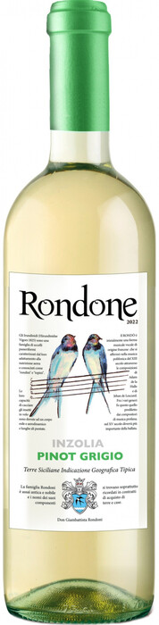 Вино Settesoli, "Rondone" Inzolia Pinot Grigio, Terre Siciliane IGP