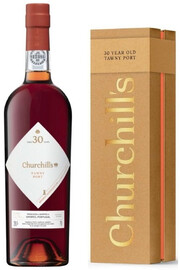 Портвейн Churchill's, Tawny Port 30 Years Old, gift box