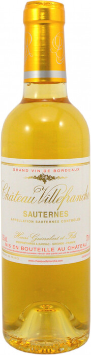 Вино Chateau Villefranche, Sauternes AOC 2019 380 мл