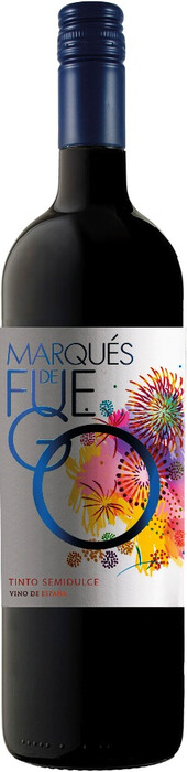 Вино "Marques de Fuego" Tinto Semidulce 750 мл