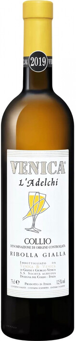 Вино Venica & Venica, "L'Adelchi" Ribolla Gialla, Collio DOC