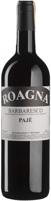 Вино Roagna, Barbaresco "Paje" DOCG