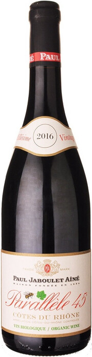 Вино Paul Jaboulet Aine, "Parallele 45" Rouge, Cotes du Rhone