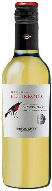 Вино Bisquertt, "Petirrojo" Reserve, Sauvignon Blanc, Colchagua Valley DO