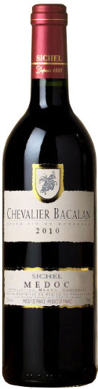 Вино Sichel, "Chevalier Bacalan" Medoc AOC