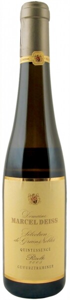 Вино Domaine Marcel Deiss, Gewurztraminer "Quintessence" Selection de Grains Nobles, AOC Alsace