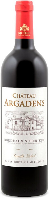 Вино Sichel, "Chateau Argadens" Rouge, Bordeaux Superieur AOC