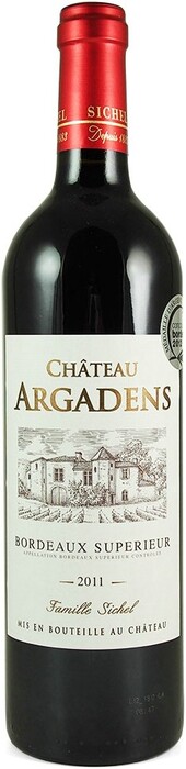 Вино Sichel, "Chateau Argadens" Rouge, Bordeaux Superieur AOC