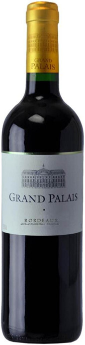 Вино "Grand Palais" Rouge, Bordeaux AOC 2019 750 мл