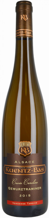 Вино Kuentz-Bas, "Cuvee Caroline" Gewurztraminer Vendange Tardive, Alsace AOC 2015 750 мл