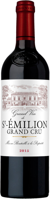 Вино Ginestet, Grand Vin de Saint-Emilion Grand Cru AOC 2019 750 мл