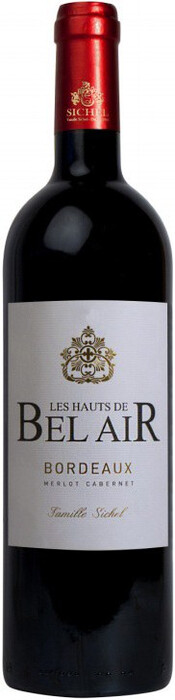 Вино Sichel, "Les Hauts de Bel Air" Rouge, Bordeaux AOC