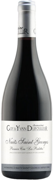 Вино Domaine Guy & Yvan Dufouleur, Nuits-Saint-Georges 1er Cru "Les Poulettes" AOC 2019 750 мл