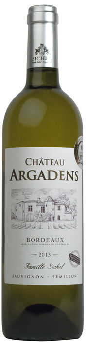 Вино Sichel, "Chateau Argadens" Blanc, Bordeaux Superieur AOC