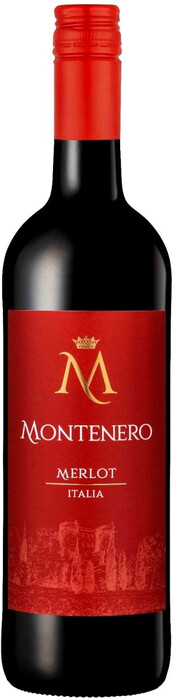 Вино "Montenero" Merlot 2022 750 мл