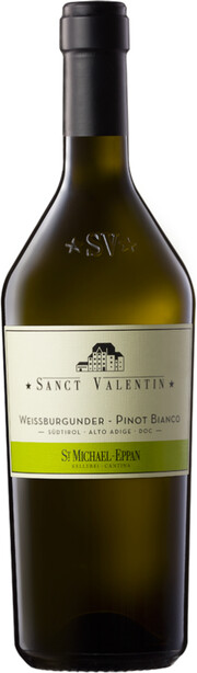 Вино San Michele-Appiano, "Sanct Valentin" Pinot Bianco, Alto Adige DOC 2018 750 мл