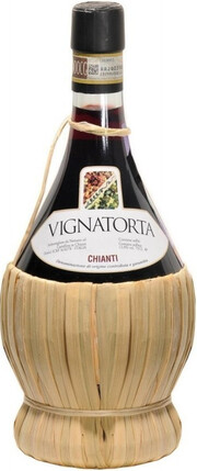 Вино Castellare di Castellina, "Vignatorta" Chianti DOCG, in Fiasco