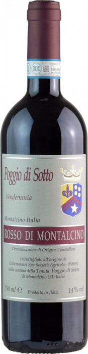 Вино Poggio di Sotto, Rosso di Montalcino DOC