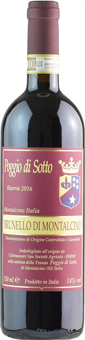 Вино Poggio di Sotto, Brunello di Montalcino Riserva DOCG 2017 750 мл