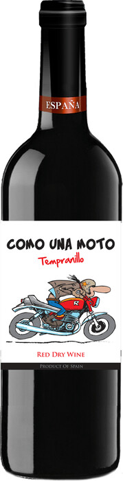 Вино "Como Una Moto" Tempranillo Dry