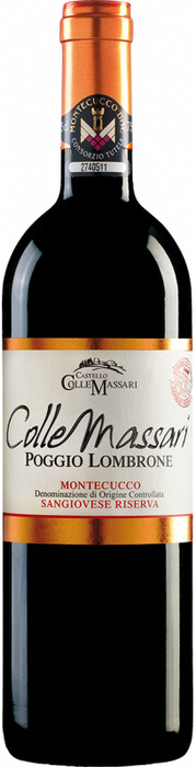 Вино Castello ColleMassari, "Poggio Lombrone", Montecucco Sangiovese Riserva DOC 2016 750 мл