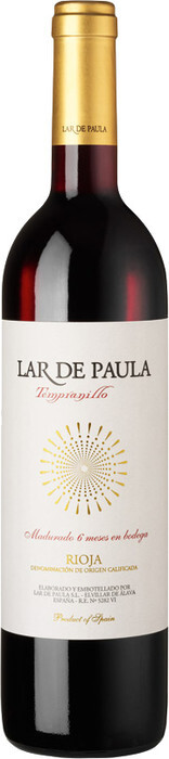 Вино Lar de Paula, Tempranillo