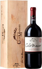 Вино Castello ColleMassari, "ColleMassari", Montecucco Rosso Riserva DOC, wooden box, 3 л 2018 3000 мл