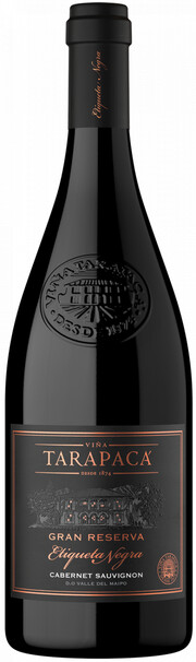 Вино Tarapaca, "Gran Reserva" Cabernet Sauvignon, Etiqueta Negra 2020 750 мл