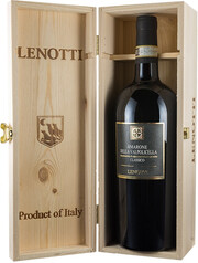 Вино Lenotti, Amarone della Valpolicella DOC Classico, wooden box