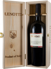 Вино Lenotti, "Massimo" Rosso, Veneto IGT, wooden box