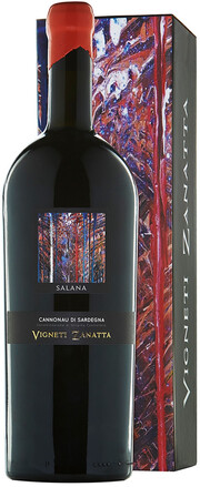 Вино Vigneti Zanatta, "Salana" Cannonau di Sardegna DOC, gift box