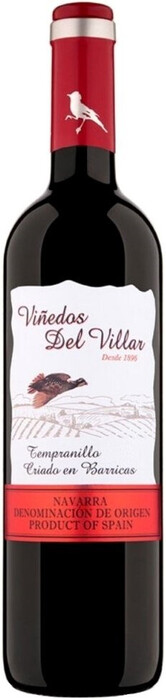 Вино "Vinedos del Villar" Tempranillo, Navarra DO 750 мл