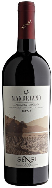 Вино Sensi, "Mandriano" Rosso, Maremma Toscana DOC 750 мл