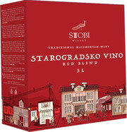 Вино Stobi, "Starogradsko" Red Blend, bag-in-box 3000 мл